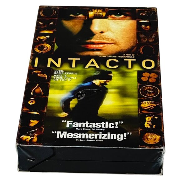 Intacto Vintage VHS New Sealed Juan Carlos Fresnadillo Thriller 2003 New Sealed - Picture 2 of 6